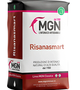 RISANASMART MGN breathable single-coat lime renovation plaster